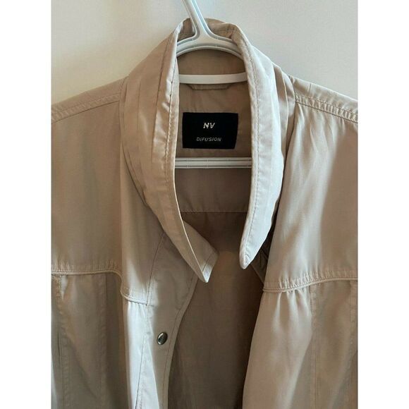 Women's Beige Utility / Field Windbreaker Jacket S - Picture 2 of 11